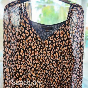 Floral pattern v neck blouse with elastic waist